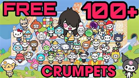 ALL FREE CRUMPETS 100 In TOCA BOCA Toca Life World Secret Crumpets