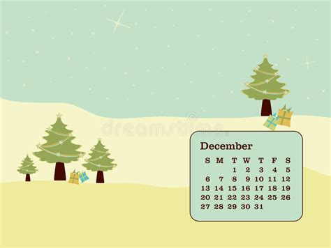 Calendario De Diciembre De 2021 En Madera Ilustración Del Vector