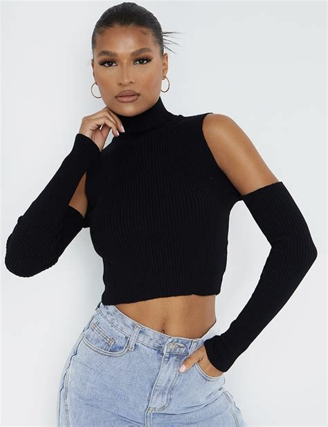 Black TurtleNeck Top – STELLA