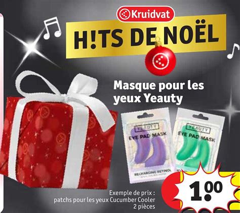 Promo Masque Pour Les Yeux Yeauty Chez Kruidvat Icatalogue Fr