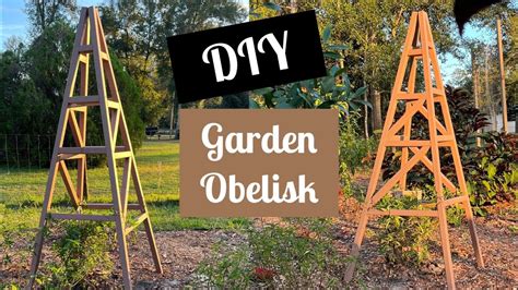 DIY Obelisk DIY Wood Trellis DIY Tuteur 2 In 1 Design YouTube