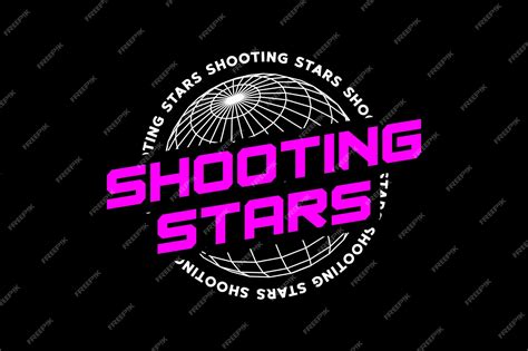 Premium Vector A Logo For Shooting Stars That Says Shooting Stars