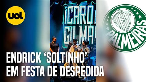 Endrick Solta A Voz E Dan A Em Festa De Despedida Do Palmeiras Veja