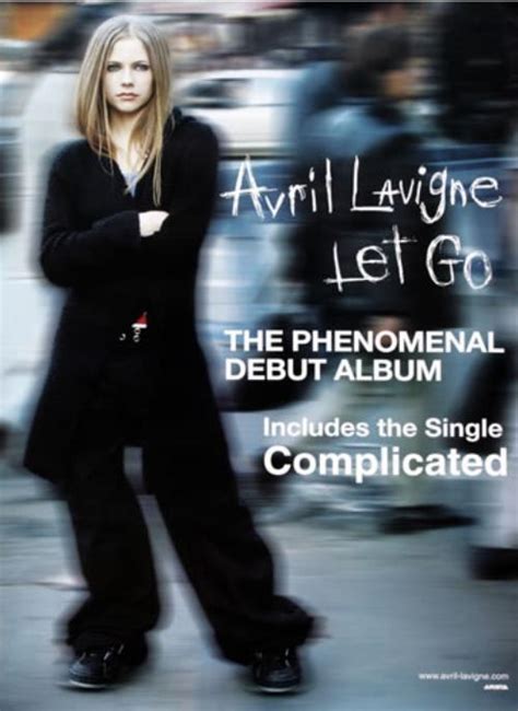 Avril Lavigne Let Go Uk Promo Poster 547219