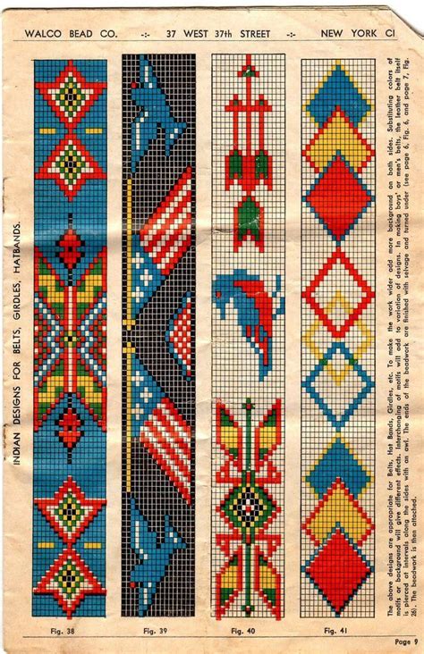 Printable Native American Bead Patterns