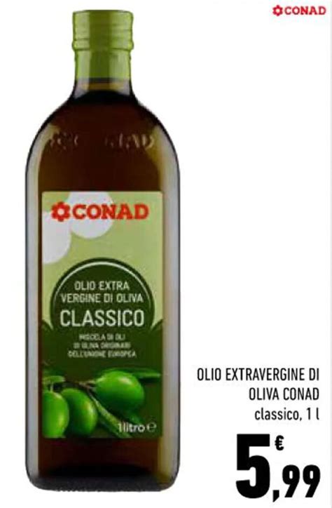 OLIO EXTRAVERGINE DI OLIVA CONAD Classico 1 L Offerta Di Conad Margherita