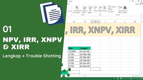 Cara Menghitung Irr Dan Npv Dengan Excel Porn Sex Picture