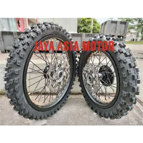 Jual Sepaket Velg Trail Ring Klx D Tracker Plus Ban Piringan