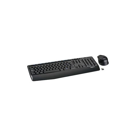 Teclado E Mouse Logitech Mk Sem Fio Dpi Preto Abnt