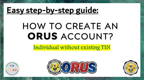 How To Create And Log In Your Bir Orus Account Easy Step By Step Guide