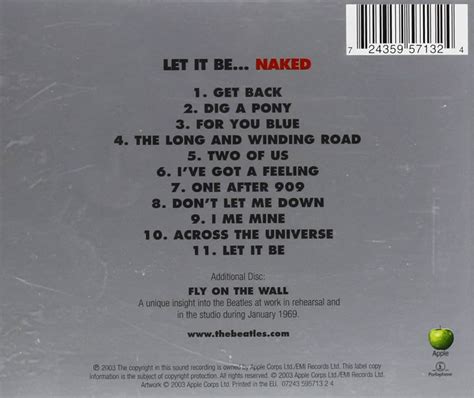 DIÁRIO DOS BEATLES O ábum Let It Be Naked sem a produção de Phil Spector completa 20 anos
