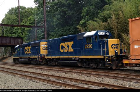 CSX Road Slug 2230 Ex C O GP35 Trails On Q706 02