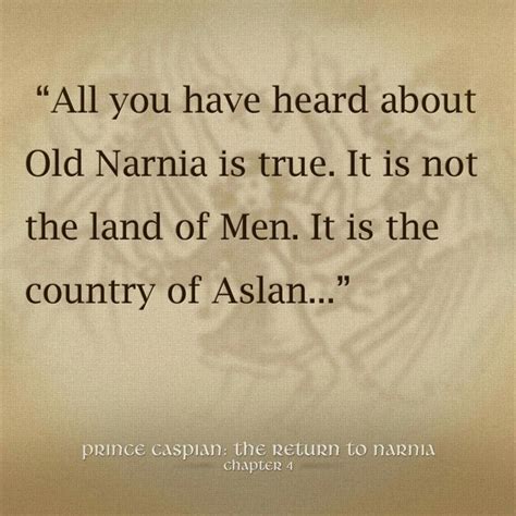 Aslan | Narnia, Narnia quotes, Chronicles of narnia