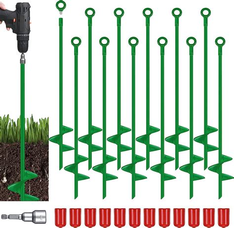 Amazon Chumia 18 Inch Ground Anchor Spiral Blade Heavy Duty Earth