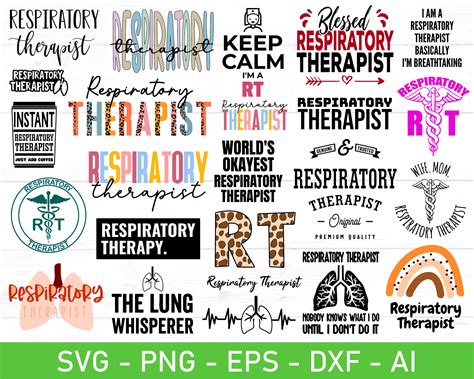 Respiratory Therapist Svg Respiratory Therapy Svg Etsy