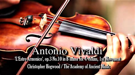 Vivaldi L Estro Armonico Op No In B Minor For Violins St