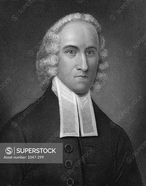 Jonathan Edwards 1703 1758 American Clergyman And Theologian Stock
