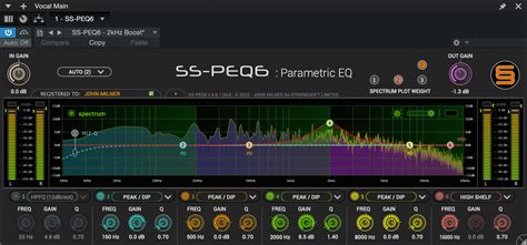 Ss Peq Parametric Eq By Strongsoft Parametric Equalizer Plugin Vst