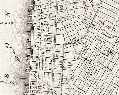 1840 Ward Map Of New York Map