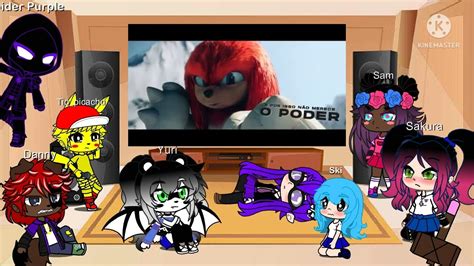 Meus Personagens Reagindo Ao Rap Do Sonic Ft Spider Purple E Tio