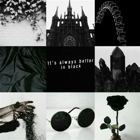 Black Aesthetic Moodboard
