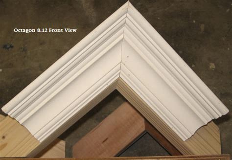 Polygon Cord Exterior Rake Gable Crown Molding Miter Angle And Bevel