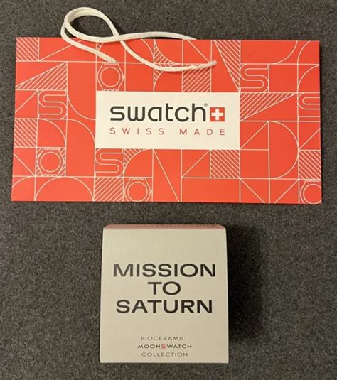 Omega X Swatch Bioceramic Moonswatch Collection Mission To Saturn