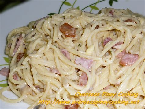 Pinoy Carbonara Carbonara Pinoy Style