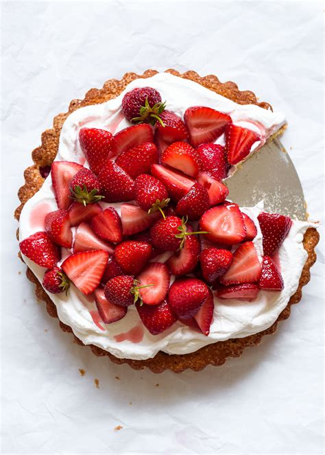 Whole Grain Strawberry Buttermilk Cake Fork Knife Swoon