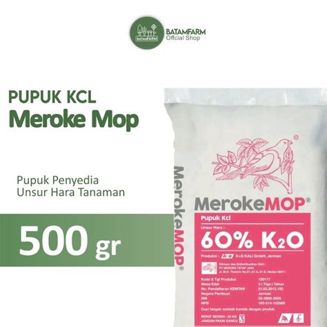 Jual Pupuk Kcl Meroke Mop Gr Shopee Indonesia