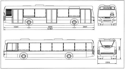 Main dimensions (mm) of the SCANIA OmniCity bus | Download Scientific ...