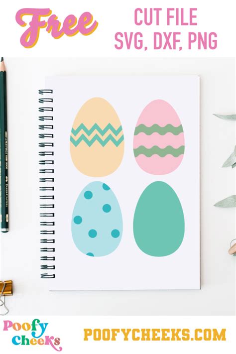 Free Easter Egg Svg Cut File Poofy Cheeks