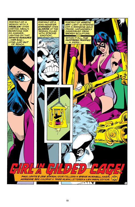 The Huntress: Origins TPB (Levitz/Staton) by AndreaHawkshaw on DeviantArt