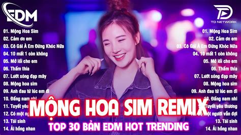 Mộng Hoa Sim Remix BXH Nhạc Trẻ EDM Hot Trend TRIỆU VIEW Top Bản