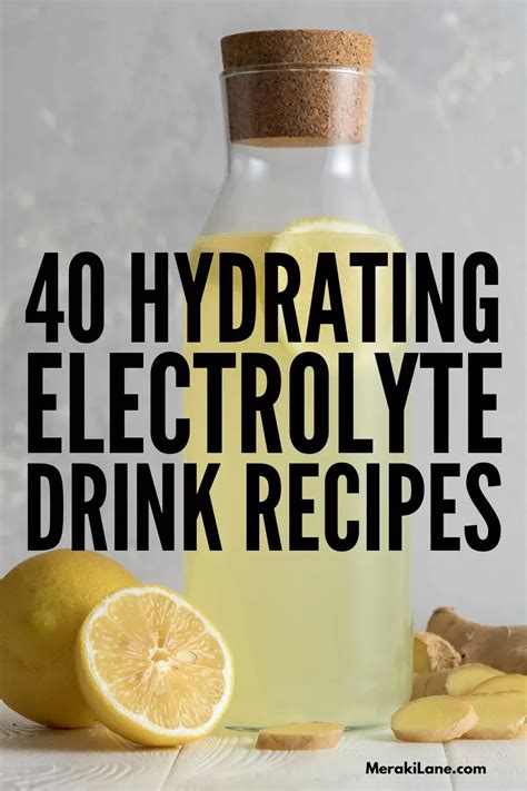 Homemade Electrolyte Drinks To Help You Rehydrate Quickly Artofit