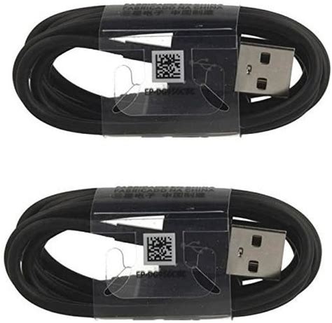 Amazon Two 2 OEM Samsung USB C Data Charging Cables For Galaxy