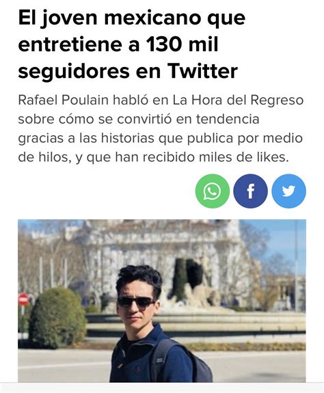 Rafael Poulain On Twitter Ya No Necesitaba El Dinero Nunca Necesit