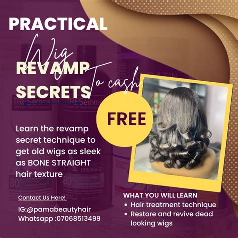 Get Wig Revamp Technique By Pama Hair On