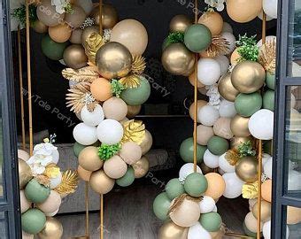 83pcs Retro Dusty Pink Balloon Garlands Gold And White Etsy