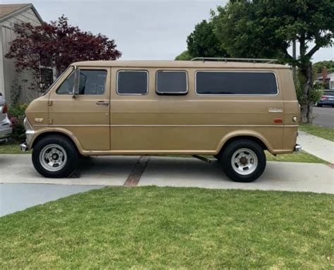 Custom 1970 Ford Econoline Van Ford Van Vintage Vans Custom Vans