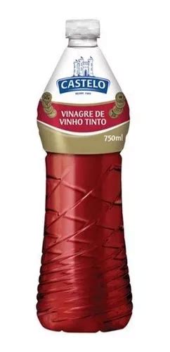 D vinagre De Vinho Tinto Castelo Clássico 750ml Parcelamento sem juros