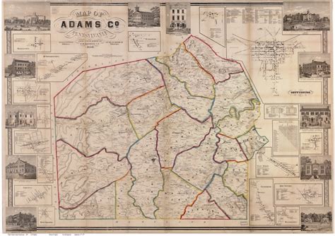 Old Maps of Adams County, PA