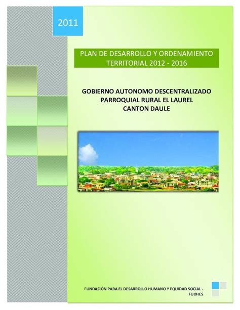 Pdf Plan De Desarrollo Y Ordenamiento Territorial Dokumen Tips