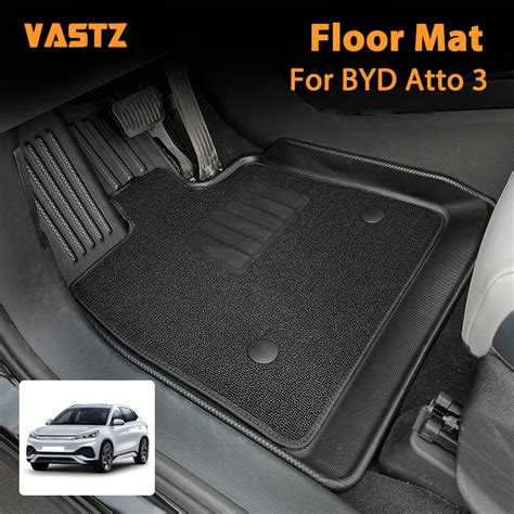 Vastz Fits Byd Atto Floor Mat Left Right Rudder Waterproof Wear