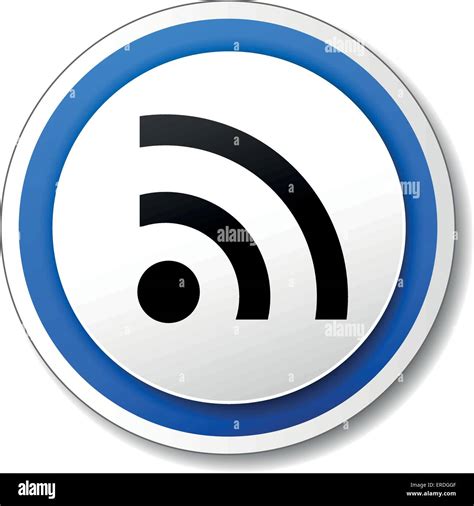Vector Illustration Of Black And Blue Wi Fi Icon Stock Vector Image