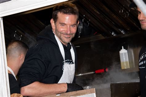 Bradley Cooper Spotted Serving Hot Philly Cheesesteaks In Nyc From A