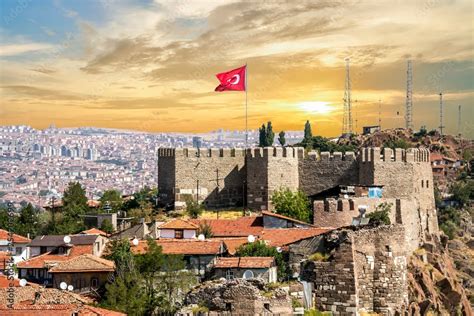 Ankara Castle, Ankara capital city of Turkey Stock Photo | Adobe Stock