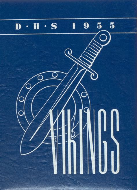 1955 yearbook from Dundee High School from Dundee, Michigan for sale