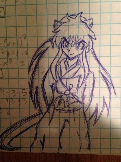 Inuyasha Drawings Humanoid Sketch Art