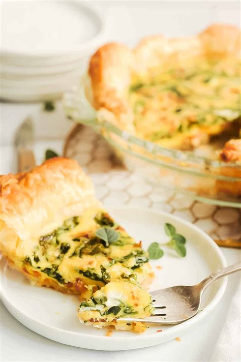 Puff Pastry Quiche Recipe with Bacon + Spinach - Momma Fit Lyndsey